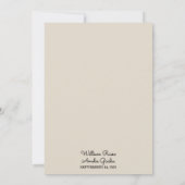 Touch Papyrus  Retro Vellum Overlay Bruiloft Kaart (Achterkant)