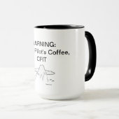 Touch Pilot's Coffee, CFIT (acroniem) Mok (Voorkant rechts)