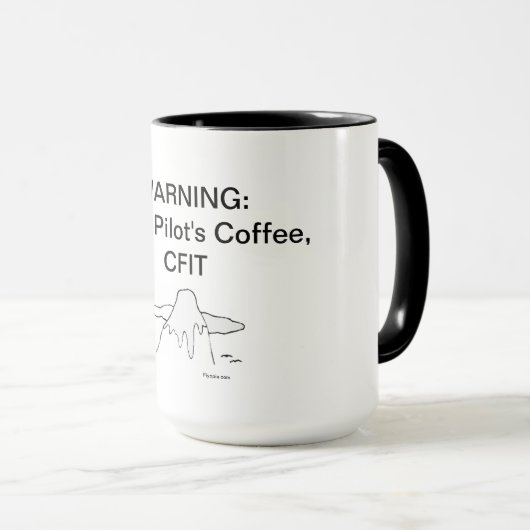 Touch Pilot's Coffee, CFIT (acroniem) Mok (Voorkant rechts)