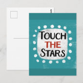 Touch the Stars Briefkaart (Voorkant / Achterkant)