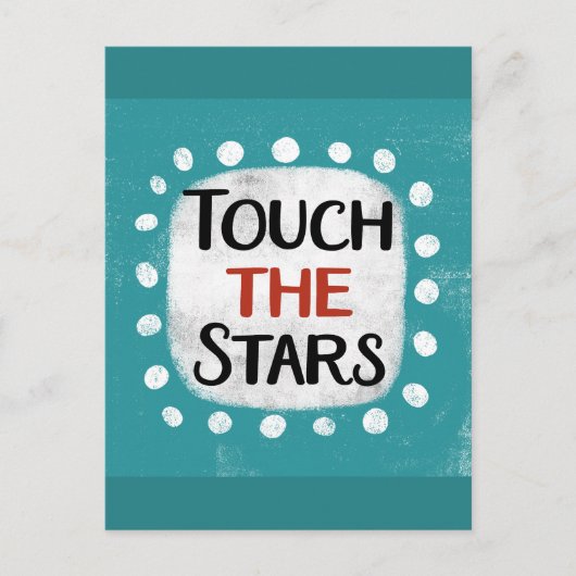 Touch the Stars Briefkaart (Voorkant)