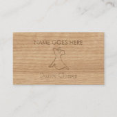 "Touch Wood" Dans-Visitekaartjes Visitekaartje (Voorkant)