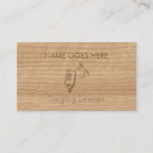 "Touch Wood" Singer-Visitekaartjes Visitekaartje (Voorkant)