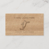 "Touch Wood" Voetbal Visitekaartjes (Voorkant)