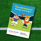 Touchdown American Football Kinderverjaardag Kaart