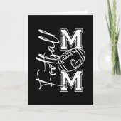 Touchdown American Football Moeder Game Day Thanks Kaart (Voorkant)