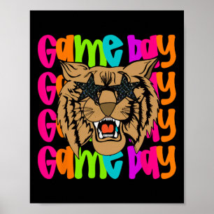Touchdown American Football Spel Dag Thanksgiving  Poster