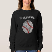 Touchdown Baseball   Baseball Football Trui (Voorkant)