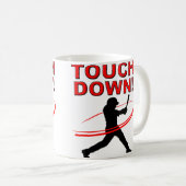 Touchdown Baseball Grappige Mok (Voorkant rechts)
