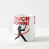 Touchdown Baseball Grappige Mok (Voorkant links)