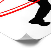 Touchdown Baseball Grappige Poster (Hoek)