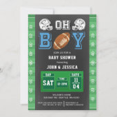 Touchdown Boy Voetbal Kaart (Voorkant)