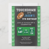 Touchdown Boy Voetbal Kaart (Voorkant)