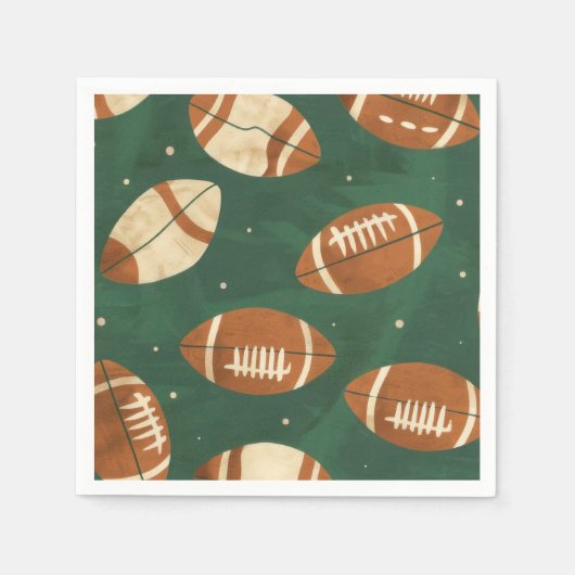 Touchdown Boy Voetbal Servet (Voorkant)