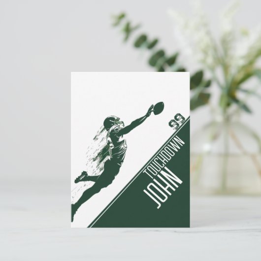 Touchdown Briefkaart (Staand voorkant)