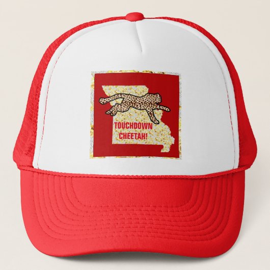TOUCHDOWN CHEETAH! TRUCKER PET (Voorkant)