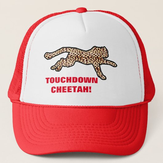 TOUCHDOWN CHEETAH! TRUCKER PET (Voorkant)