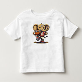 Touchdown Elephant: Cartoon Football Kinder Shirts