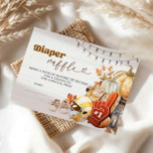 Touchdown en Tiny Toes Baby shower Luier Raffle Informatiekaartje