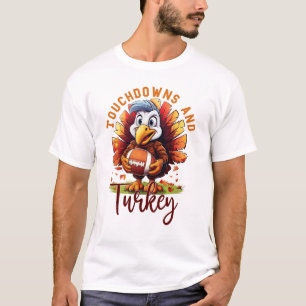 Touchdown en Turkije Thanksgiving T-shirt