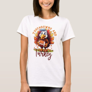 Touchdown en Turkije Thanksgiving T-shirt