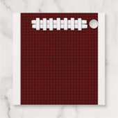 Touchdown Football Favor Label (Achterkant)