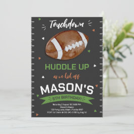 Touchdown Football Verjaardag Kaart