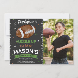 Touchdown Football Verjaardagsfoto Kaart