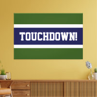 TOUCHDOWN Forest Groen Wit Marine Blauwe Strepen