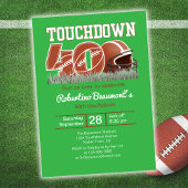Touchdown Forty Funny Football 40ste verjaardag Kaart