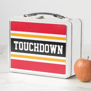 TOUCHDOWN Fun Helder Rood Zwart Sportstrepen