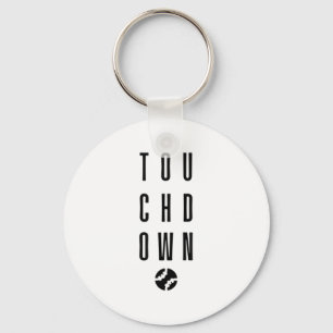 Touchdown Grappig Team Honkbal Softbal Voetbal Fo Sleutelhanger