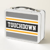 TOUCHDOWN Grijs Geel Zwart Sportstrepen (Achterkant)