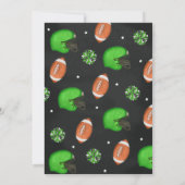 Touchdown Het is een Boy Baby shower Kaart (Achterkant)