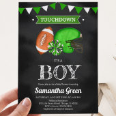 Touchdown Het is een Jongen Baby Shower Kaart