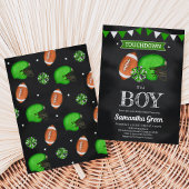 Touchdown Het is een Jongen Baby Shower Kaart