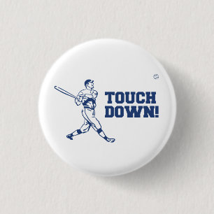 Touchdown Homerun Baseball Football Sports Ronde Button 3,2 Cm