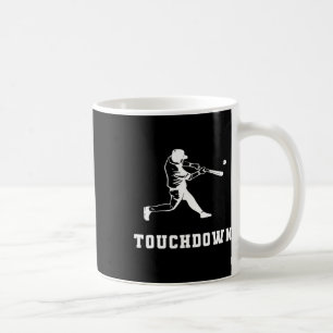 Touchdown-honkbalhumor Grappige Touchdown-honkbal Koffiemok