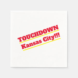 Touchdown Kansas City Cocktail Napkins Servet