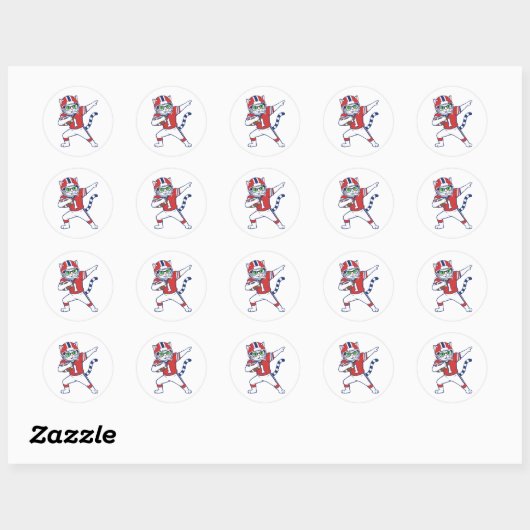 Touchdown Kat Stickers (Vel)