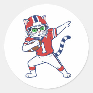 Touchdown Kat Stickers