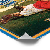 Touchdown Merk  Crate Label Poster (Hoek)