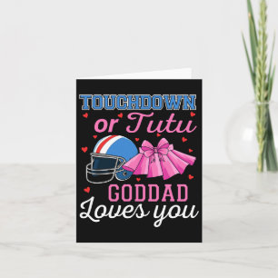 Touchdown of Tutu Goddad houdt van je Football Ba Kaart