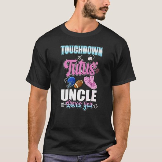 Touchdown of Tutu oom houdt van je T-shirt (Voorkant)