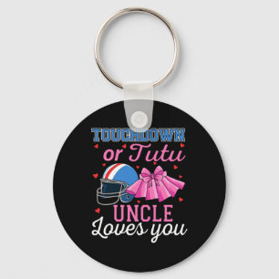 Touchdown Of Tutu Oom Houdt Van Jou Voetbal Geslac Sleutelhanger