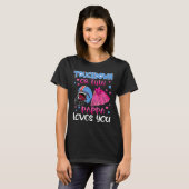 Touchdown of Tutu Pappa houdt van je Football T-shirt (Voorkant volledig)