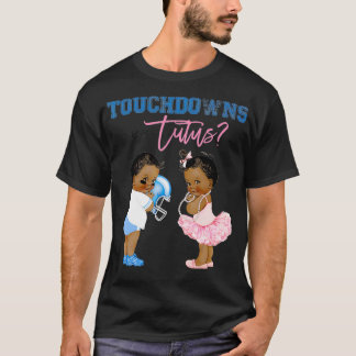 Touchdown of Tutus Gender onthullen Baby shower T-shirt