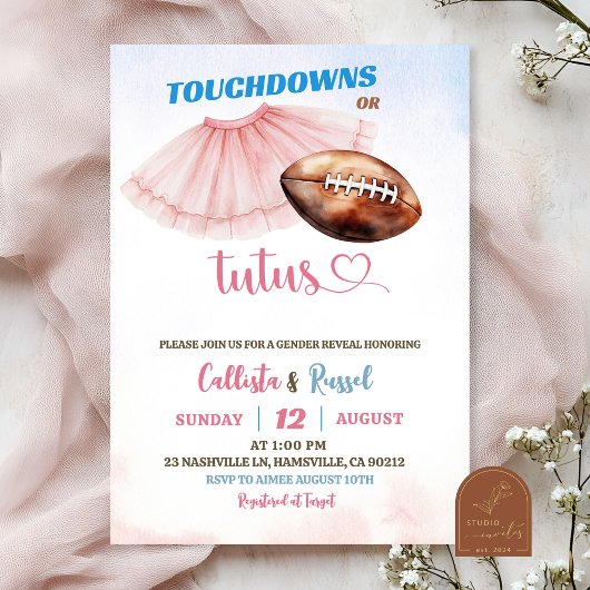 Touchdown of Tutus Geslacht Reveal Kaart
