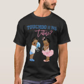 Touchdown of Tutus Shirt Gender onthullen Baby sho (Voorkant)