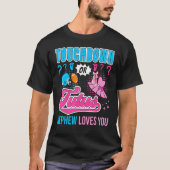 Touchdown or Tutus Nephew Loves You New Baby Gende T-shirt (Voorkant)